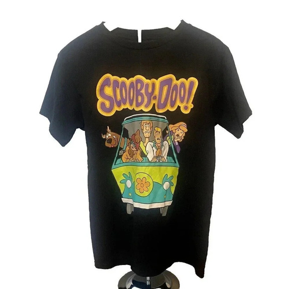 Scooby Doo T Shirt Big Logo Retro 90s Cartoon Adult size Large - Picture 1 of 6